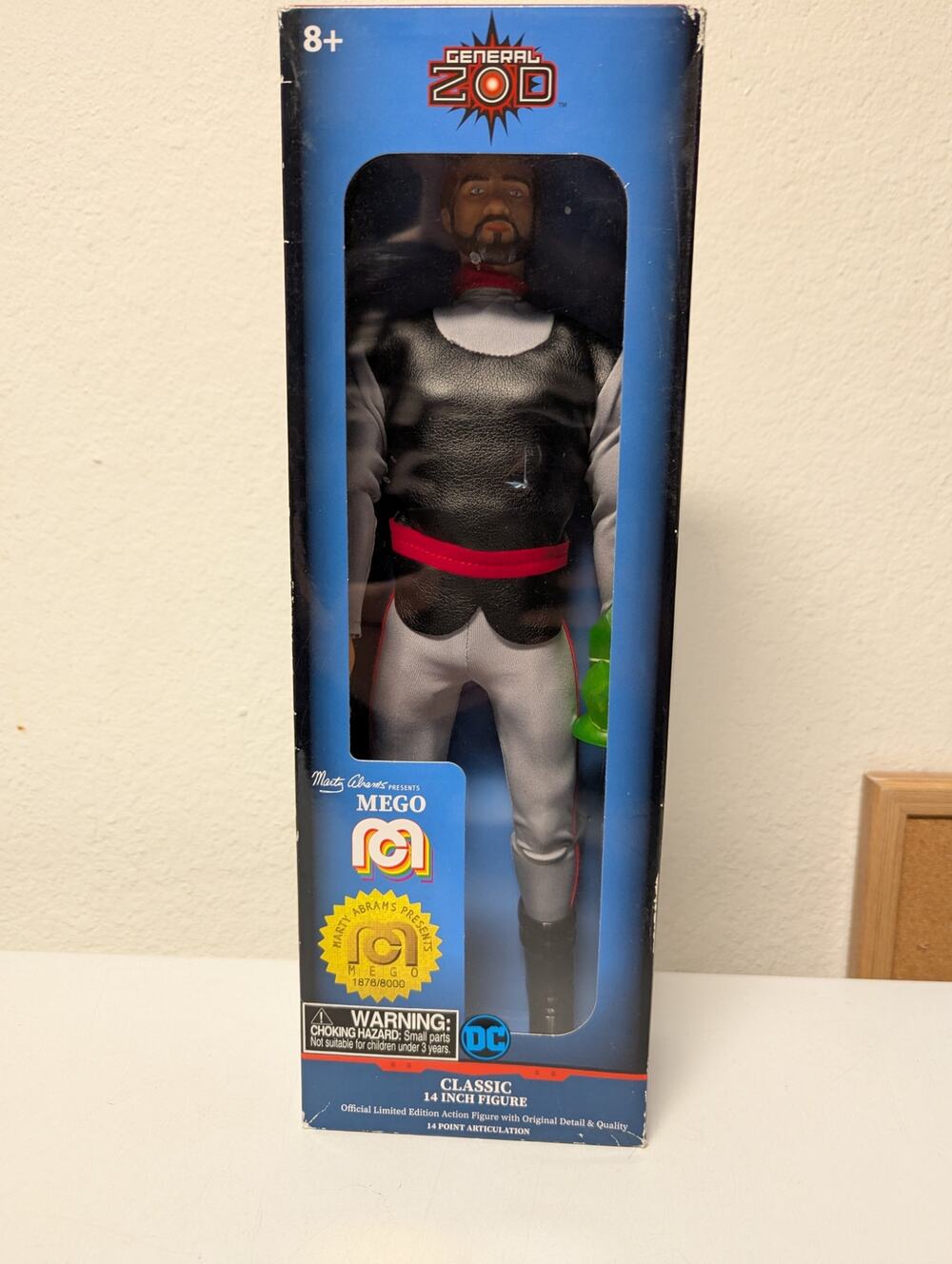 Mego Superman General Zod limited edition action figure doll new in box